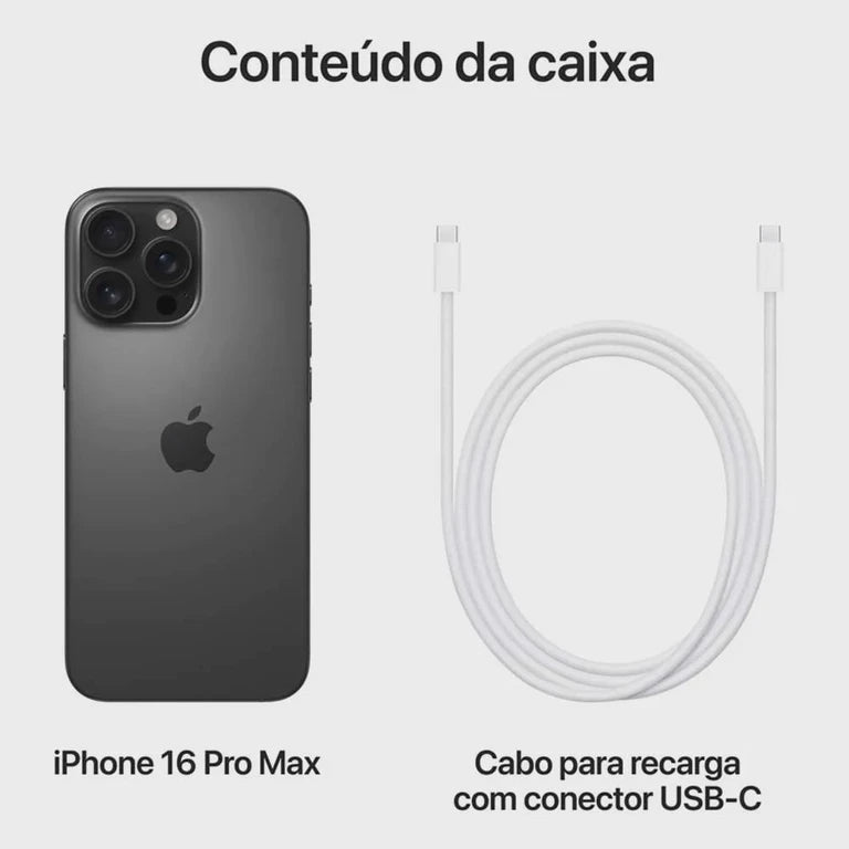 IPhone 16 Pro Max 256GB - Titânio Preto