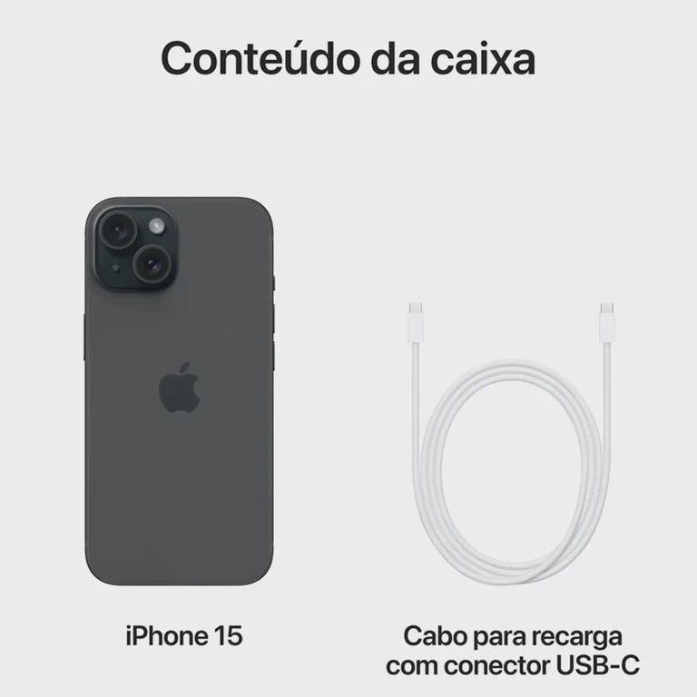 IPhone 15 128GB - Preto