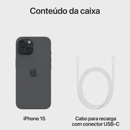 IPhone 15 256GB - Preto